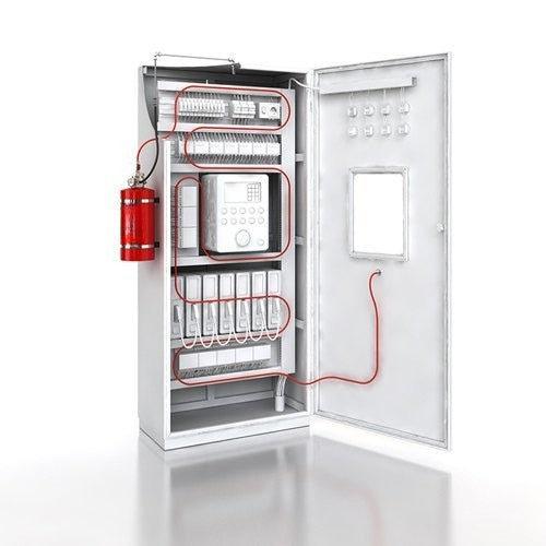 Agnitar fire suppression manifold and valves – engineered system components for safe gas distribution.