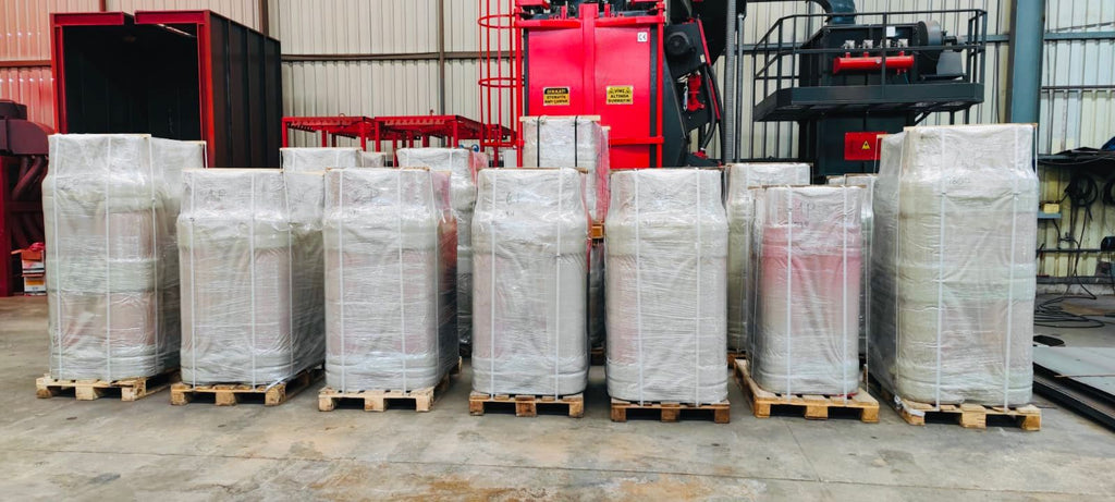 Agnitar TPED Certified Pi-Marked FM-200 HFC-227ea Novec 1230_FK-5-1-12 Fire Suppression System Cylinder at Factory Ready to Shipment