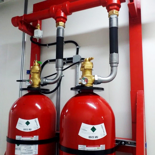 Agnitar fire suppression system fully installed, ensuring NFPA and ISO compliant fire protection.